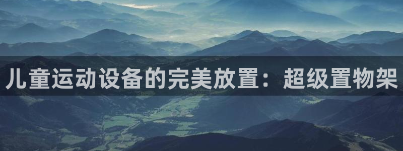 好博体育官网下载平台是正规平台吗安全吗：儿童运动设备的完美放