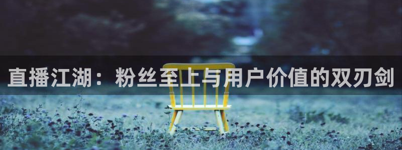 玩球体育app：直播江湖：粉丝至上与用户价值的双刃剑